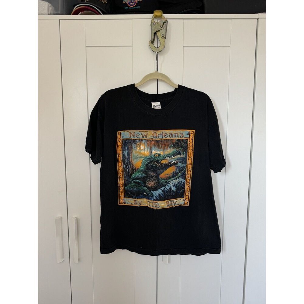 Vintage Mens Tshitr‎ Marina 1994 NEW ORLEANS , By the Bay   Size L